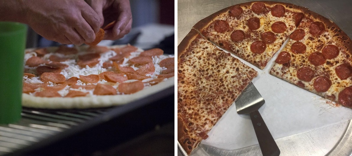 AJ's Pizza Menu