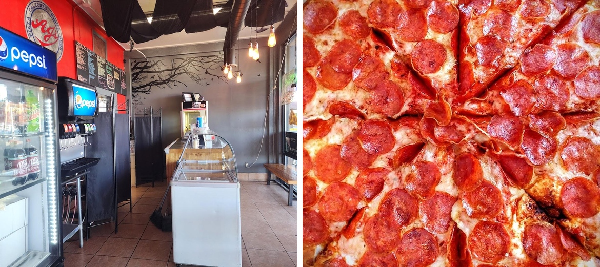 AJ's Pizza Menu