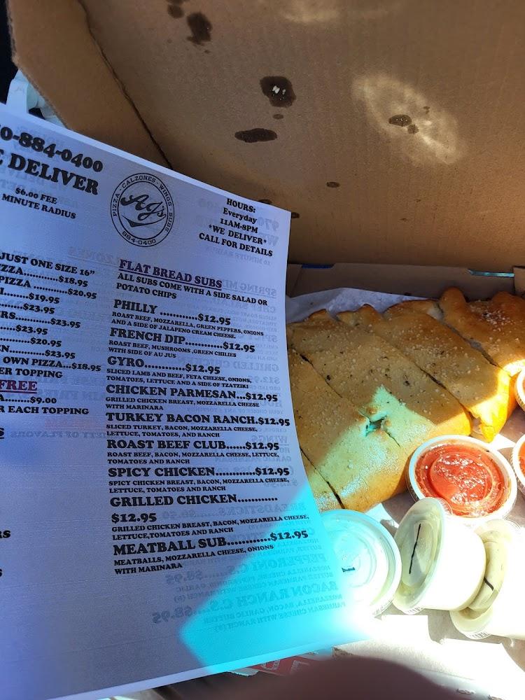 AJ's Pizza Menu image 4